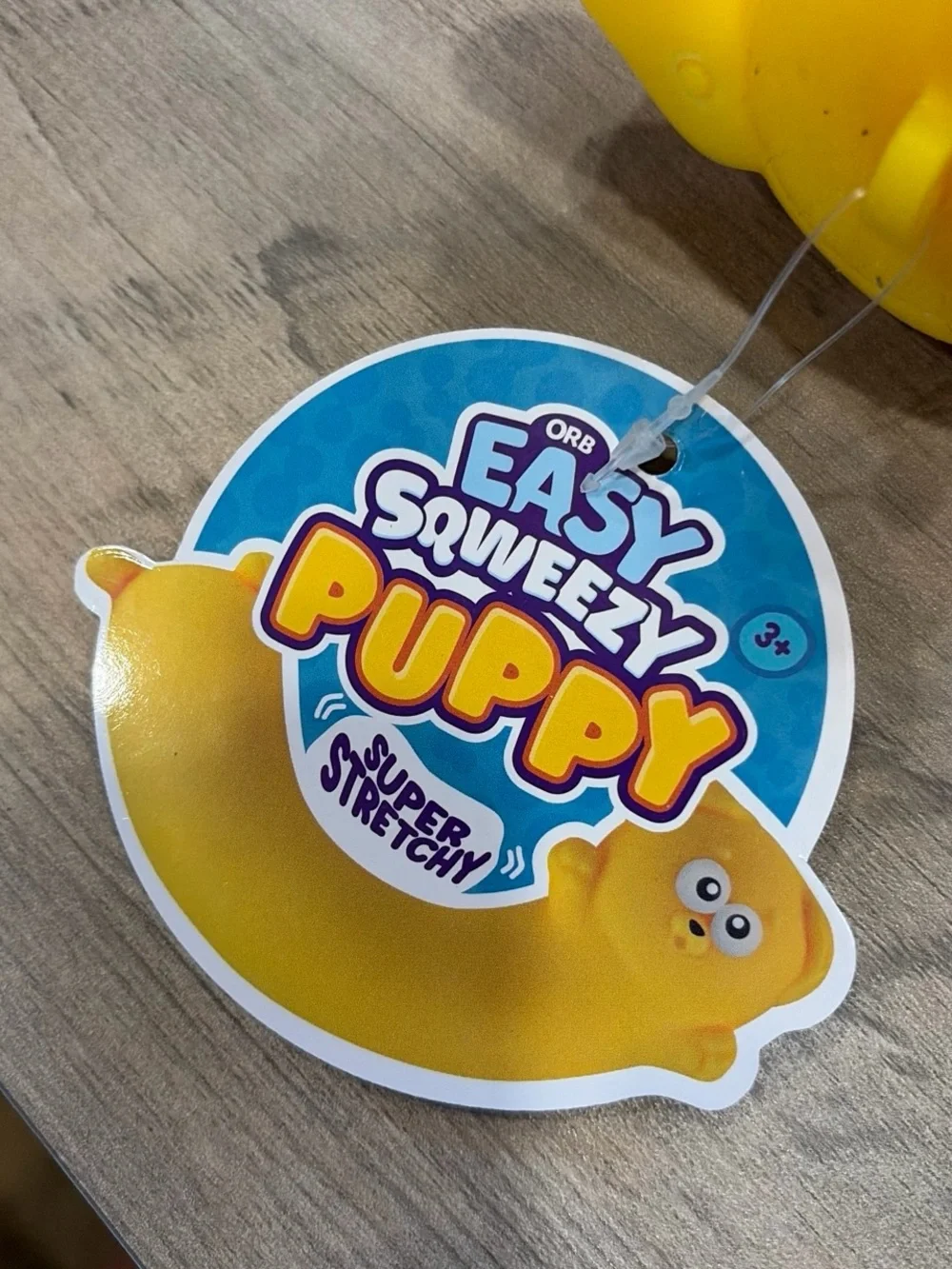 Easy Squeezy Puppy Yellow Kids Learning Toy